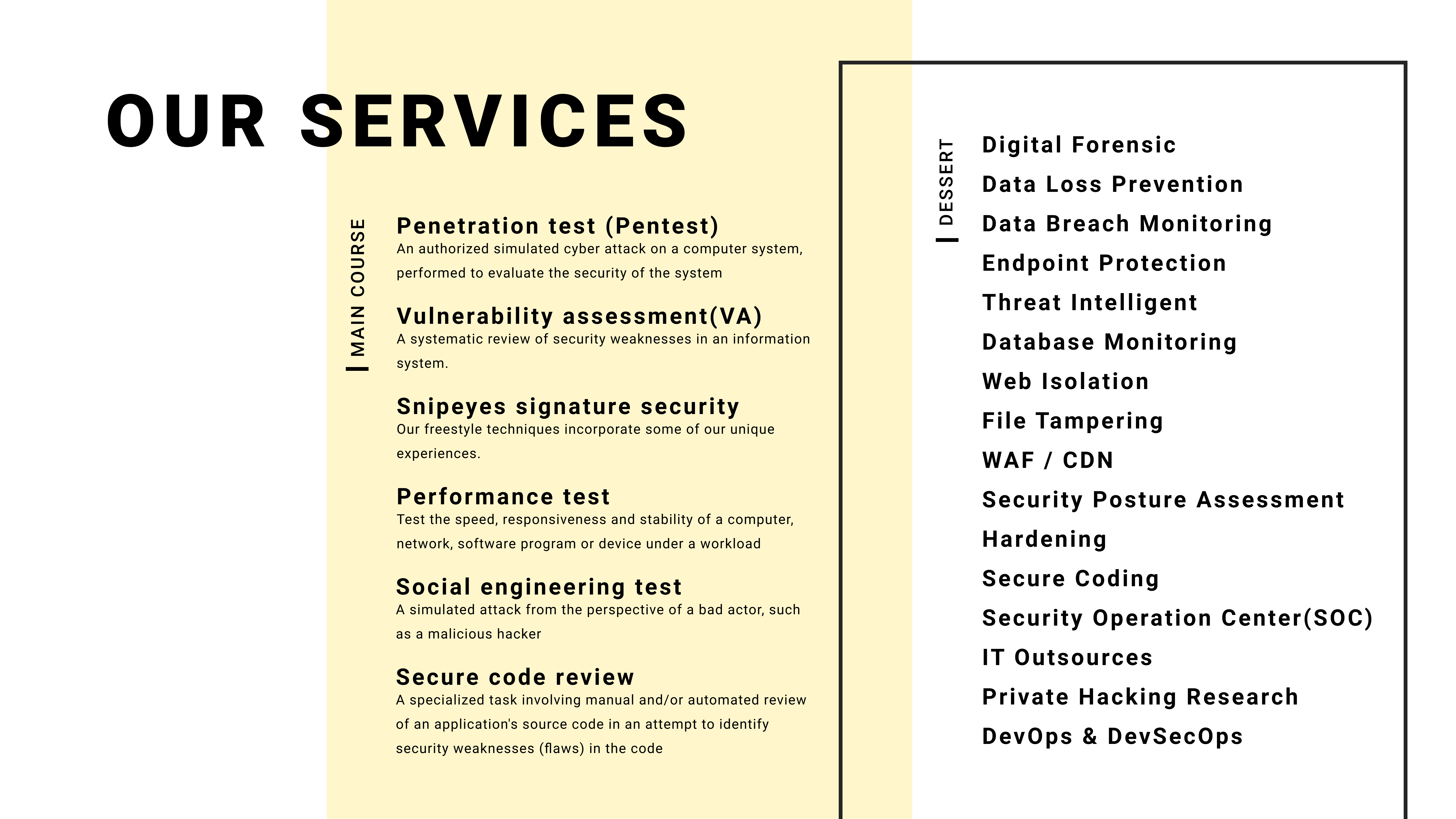 Cyber security services by Snipeyes